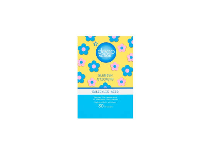 Deep Action Blemish Stickers, Salicylic Acid, 30 Count