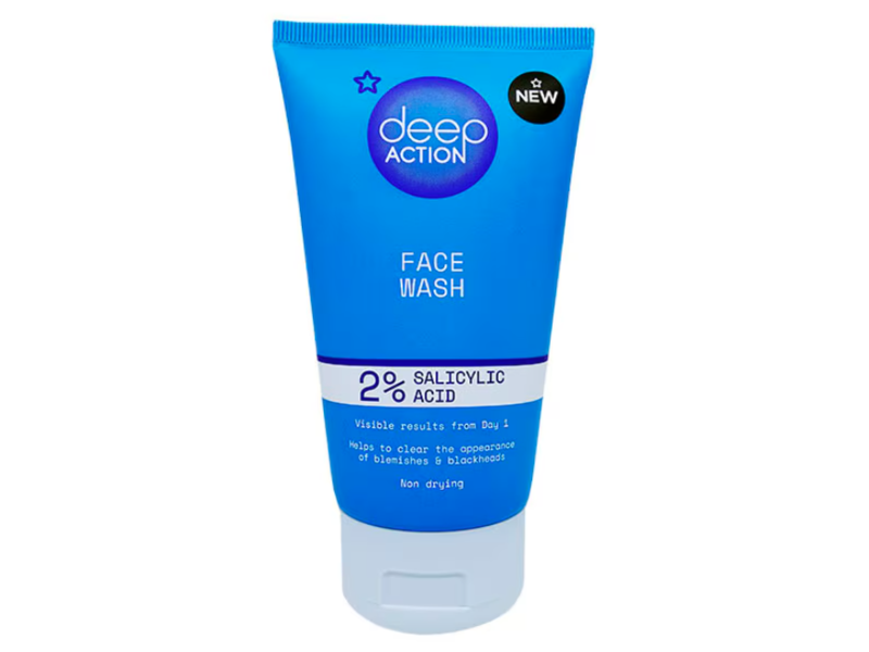 Deep Action Face Wash, 2% Salicylic Acid, 150 mL