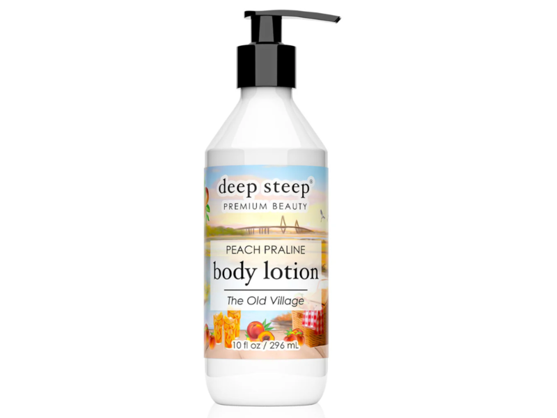 Deep Steep Body Lotion, Peach Praline, 10 fl oz/296 mL