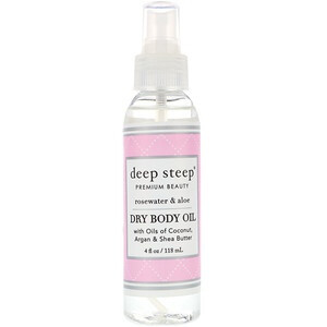 Dry Body Oil, Rosewater & Aloe