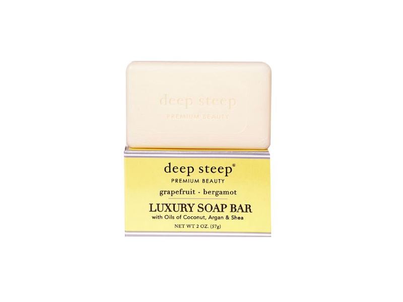 Deep Steep Luxury Soap Bar, Grapefruit-Bergamot, 2 oz