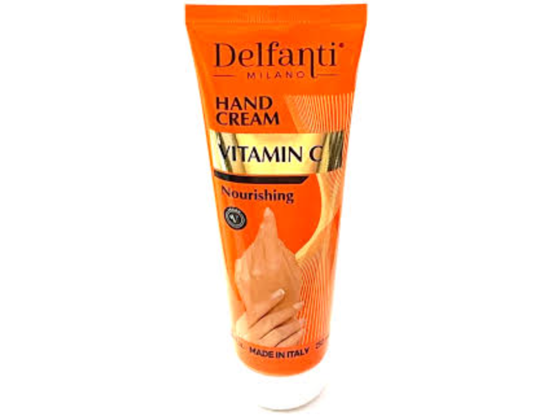 Delfanti Milano Hand Cream, Vitamin C, 8.4 fl oz/250 mL