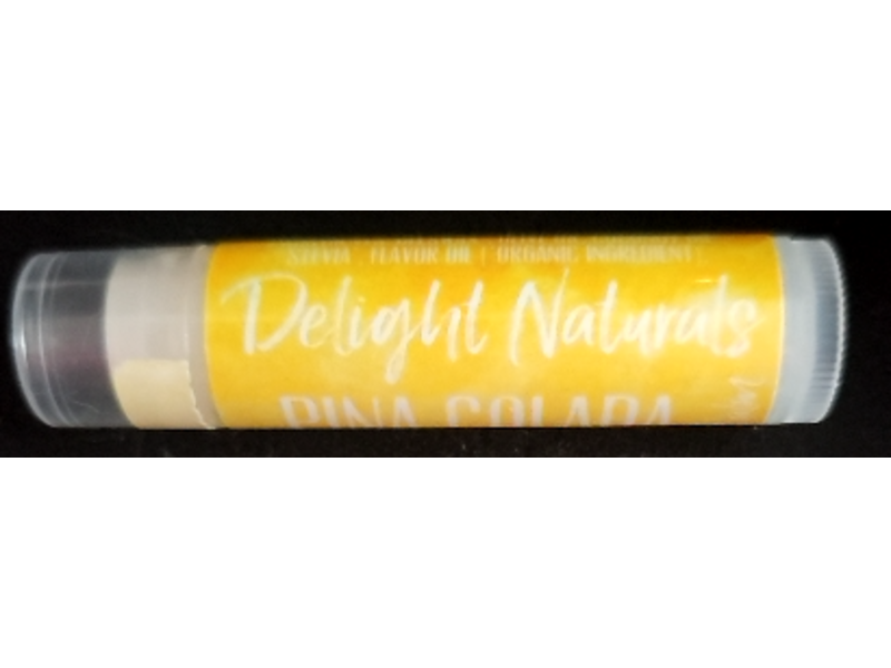 Delight Naturals Cocktail Lip Balm, Pina Colada