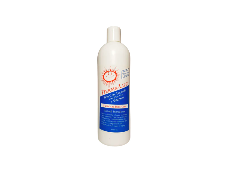 Derma Life Facial & Body Care, Aloe Vera + Vitamins, 16 oz