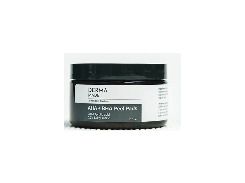 Derma Made AHA+BHA Peels Pads, 50 Count