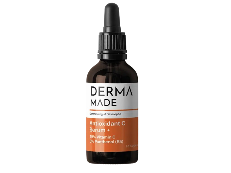 Derma Made Antioxidant C Serum +, 15% Vitamin C & Panthenol B5, 1.0 fl oz/30 mL
