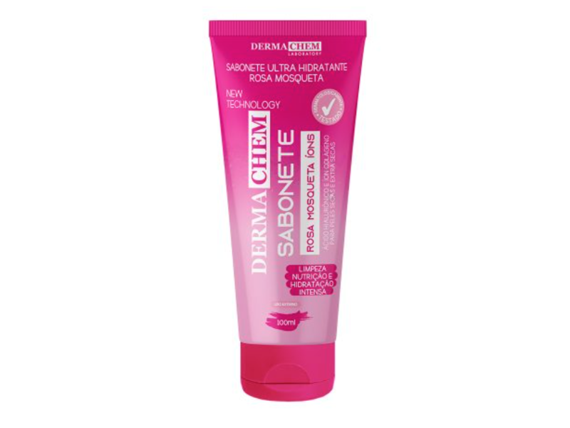 Dermachem Ultra Moisturizing Soap, Rosehip, 3.38 fl oz/100 mL