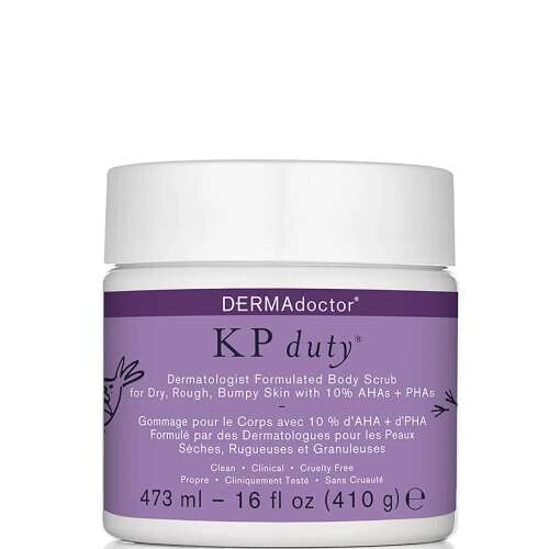 KP Duty Dermatologist Formulated Body Scrub For Dry Rough Bumpy Skin With 10 AHAs P