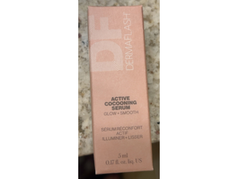 DermaFlash Glow + Smooth Active Cocooning Serum, 0.17 fl oz/5 mL