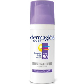 Protector Solar Facial Con FPS50 Efecto Seco - Sin Color