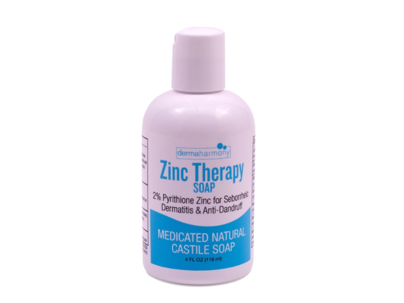 DermaHarmony 2% Pyrithione Zinc Liquid Castile Soap, 4 fl oz (116 mL)