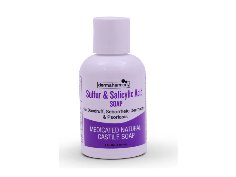 Dermaharmony Sulfur & Salicylic Acid Castile Soap, 4 fl oz/118 mL