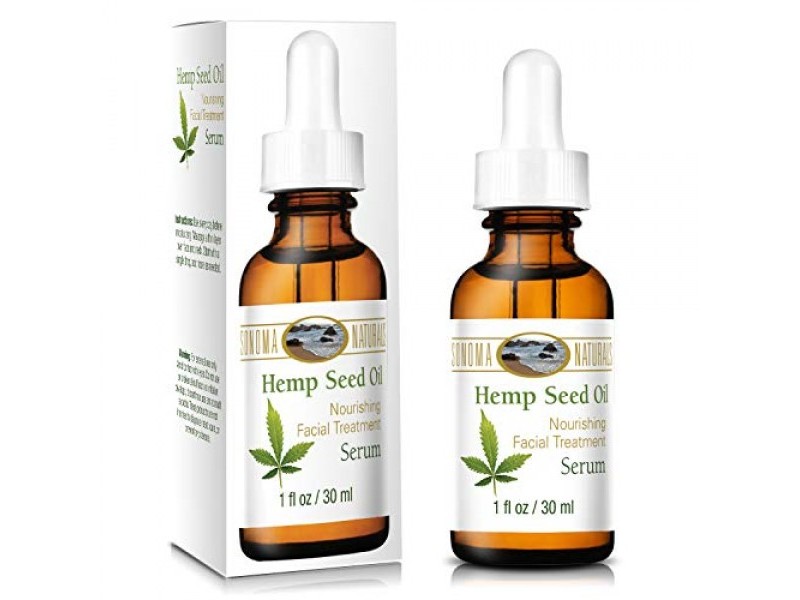 Dermapeutics Sonoma Naturals Facial Treatment Serum, Hemp Seed Oil, 1 fl oz/30 mL