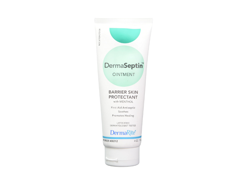 Dermarite Dermaseptin Ointment, Menthol, 4 oz/113 g