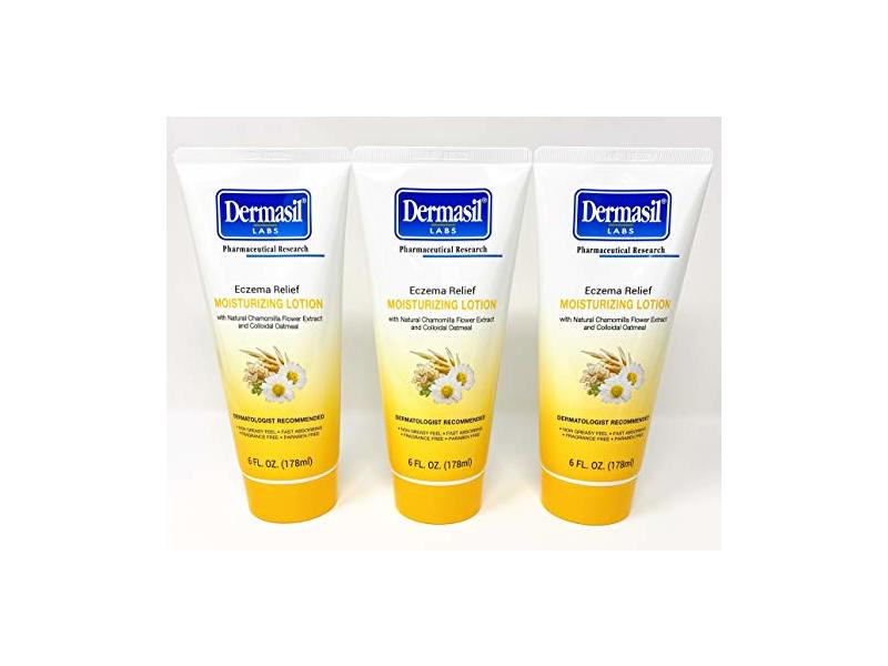 Dermasil Labs Eczema Relief Moisturizing Lotion, 6 Fl Oz