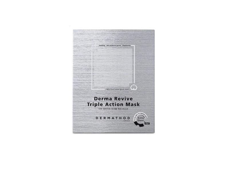 Dermathod Derma Revive Triple Action Mask, 30 g, 8 Count