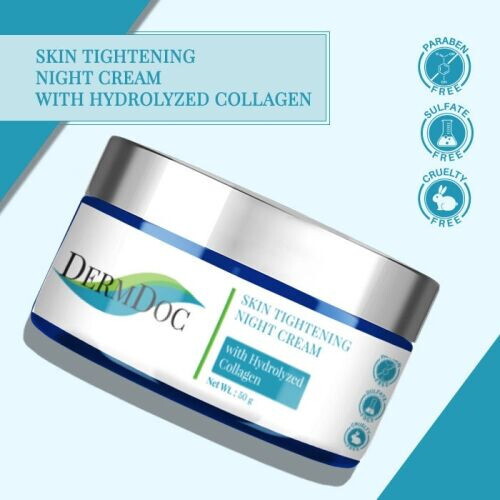 Skin Tightening Face Cream With Hydrolyzed Collagen