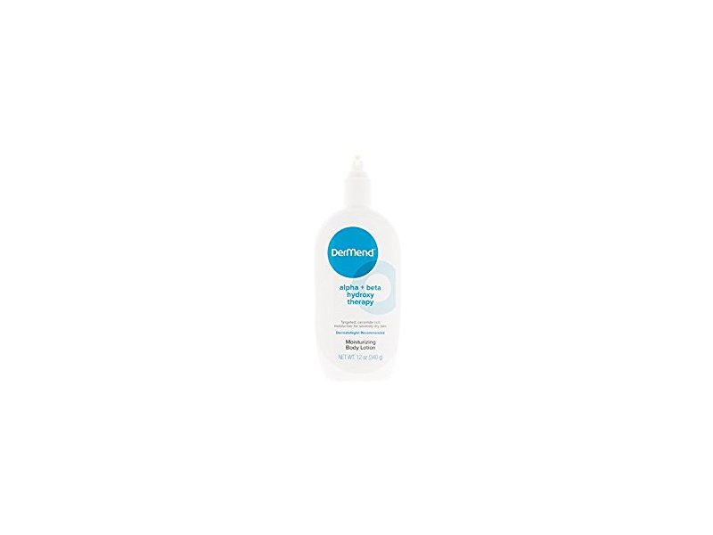 DerMend Alpha + Beta Hydroxy Dry Skin Therapy Moisturizing Body Lotion, 12 oz