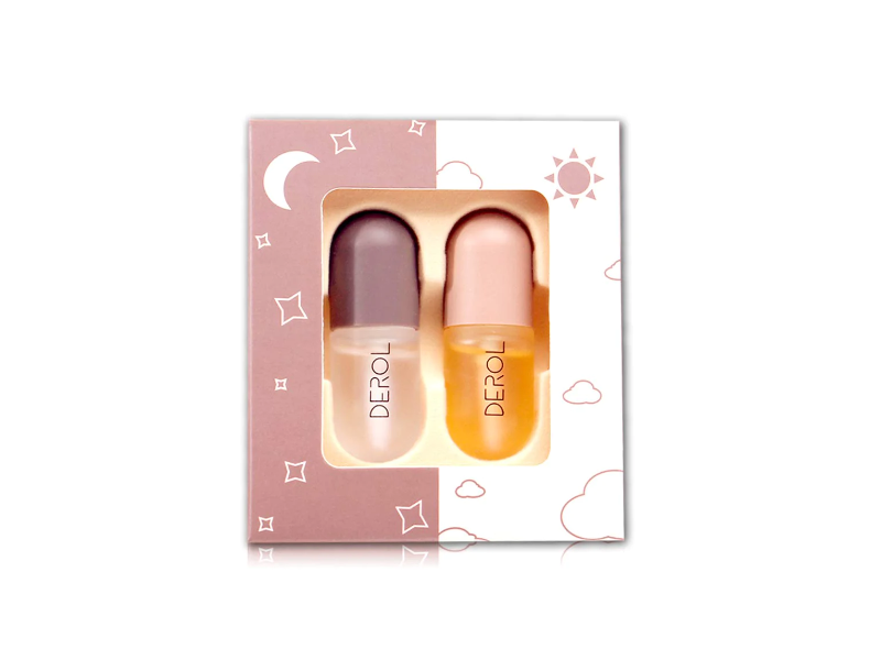 Derol Day & Night Lip Plumper Set, 5.5 mL