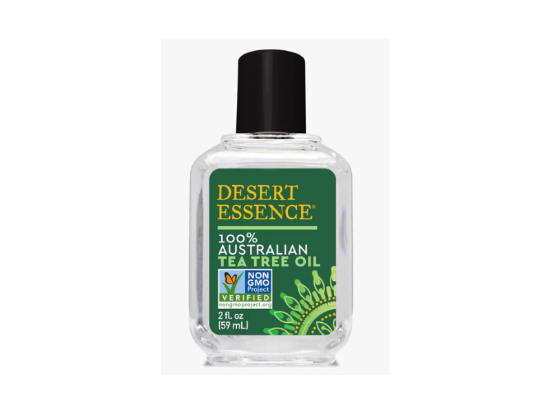 Desert Essence 100% Australian Tea Tree Oil, 2 fl oz/59 mL, Pack Of 2