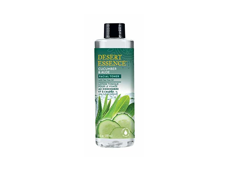 Desert Essence Facial Toner - Cucumber & Aloe With Tea Tree Oil - 8 Fl Oz