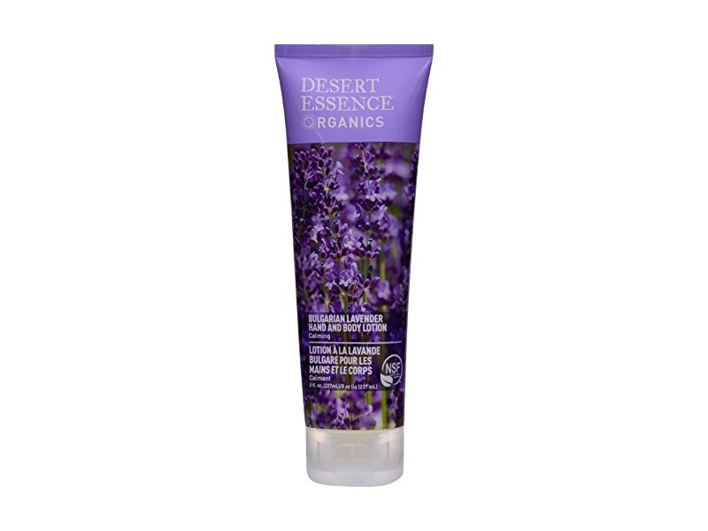 Desert Essence Hand and Body Lotion, Bulgarian Lavender, 8 fl oz