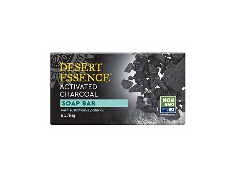 Desert Essence Soap Bar Activated Charcoal Soap Bar- 5 oz