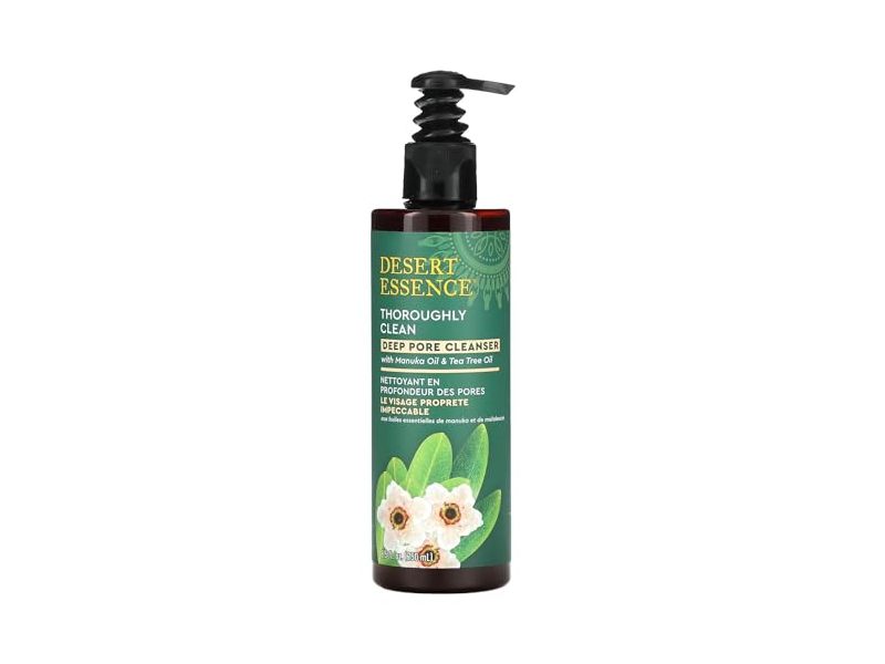 Desert Essence Thoroughly Clean Deep Pore Cleanser, 8.5 fl oz/250 mL