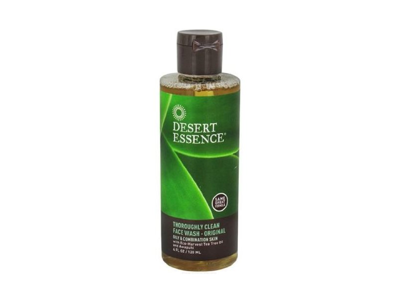 Desert Essence Thoroughly Clean Face Wash, 4 OZ