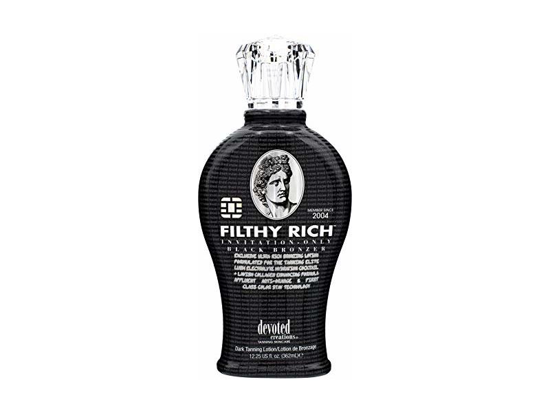 Devoted Creations Filthy Rich Luxurious Dark Bronzing Formula Lotion, 12.25 fl oz/362 mL