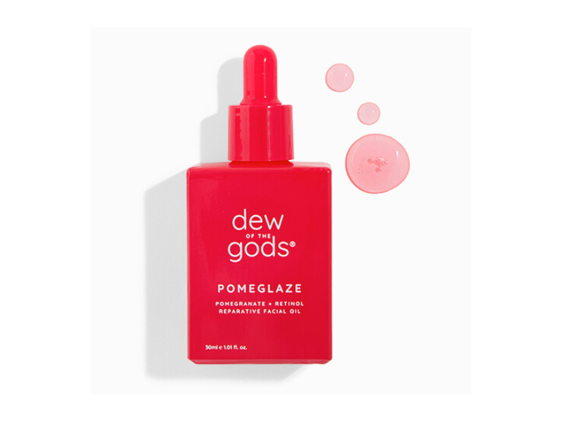 Dew Of The Gods Reparative Facial Oil, Pomeglaze, 1.01 fl oz/30 mL