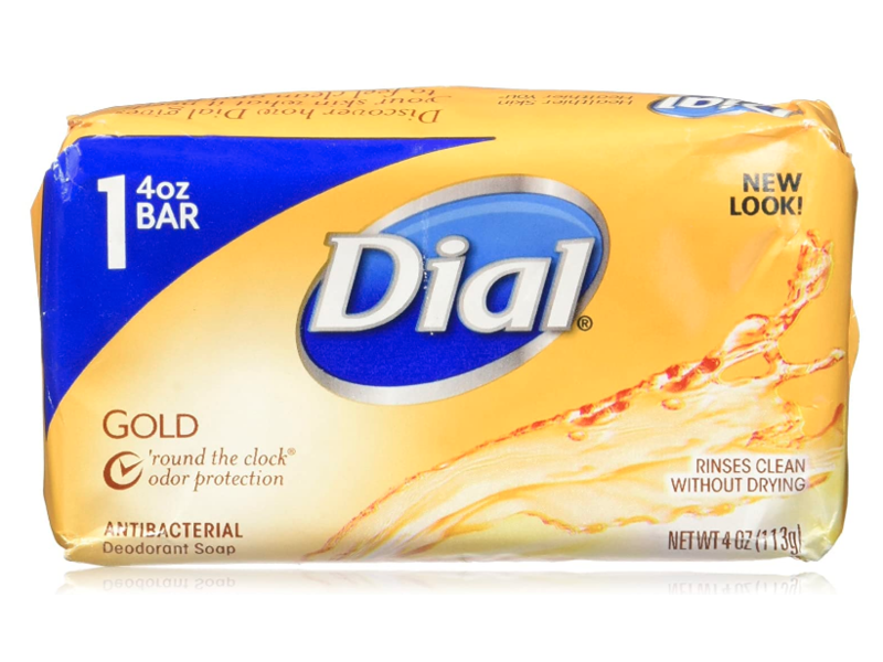 Dial Antibacterial Deodorant Soap, Gold, 4 oz/113 g, 1 Count