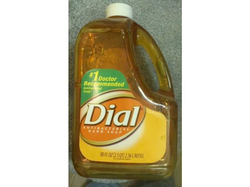 Dial Antibacterial Hand Soap, 80 fl oz Refill