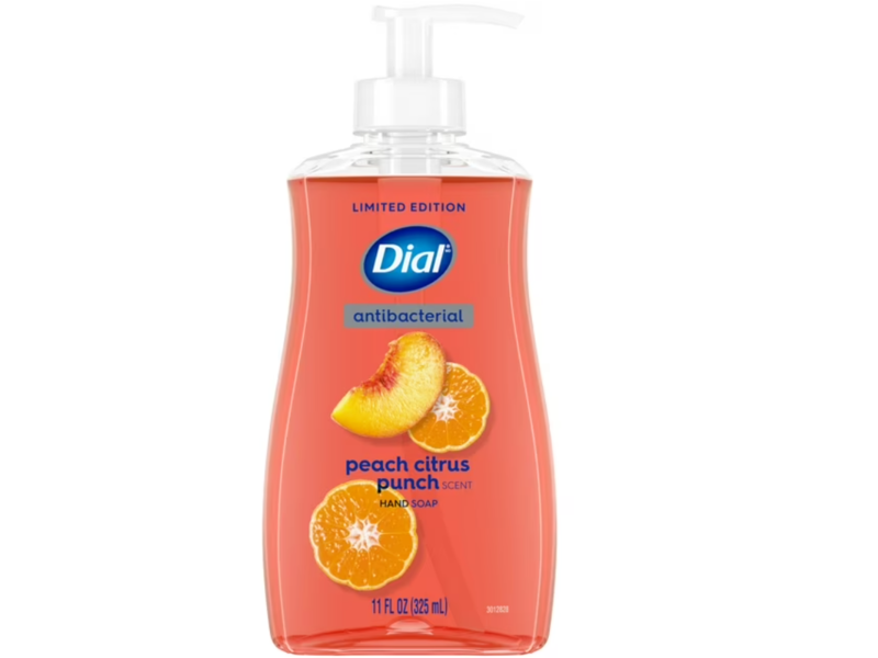 Dial Antibacterial Hand Soap, Peach Citrus Punch, 11 fl oz/325 mL