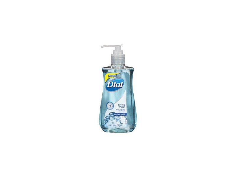 Dial Antibacterial Hand Soap, Spring Water, 9.375 fl oz/277 mL, 4 Count