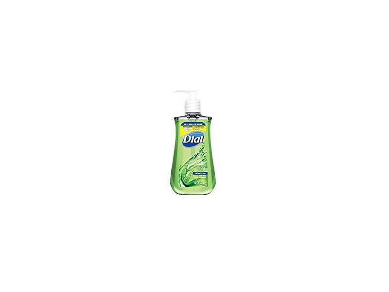 Dial Antibacterial Liquid Hand Soap, Aloe, 9.375 fl oz / 277 mL
