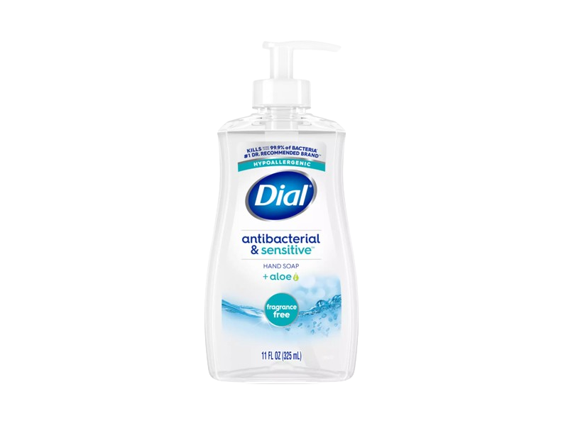 Dial Antibacterial & Sensitive Hand Soap, + Aloe, 11 fl oz/325 mL