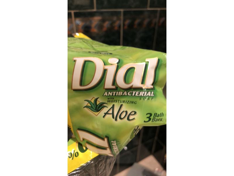 Dial Antibacterial Soap With Moisturizing Aloe, 4.5 Ounce Bars 6 Pks of 3 Ct