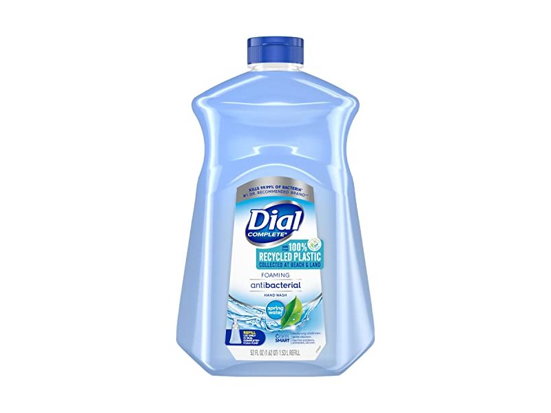 Dial Complete Antibacterial Foaming Hand Wash, Spring Water, 52 fl oz/1.53 L