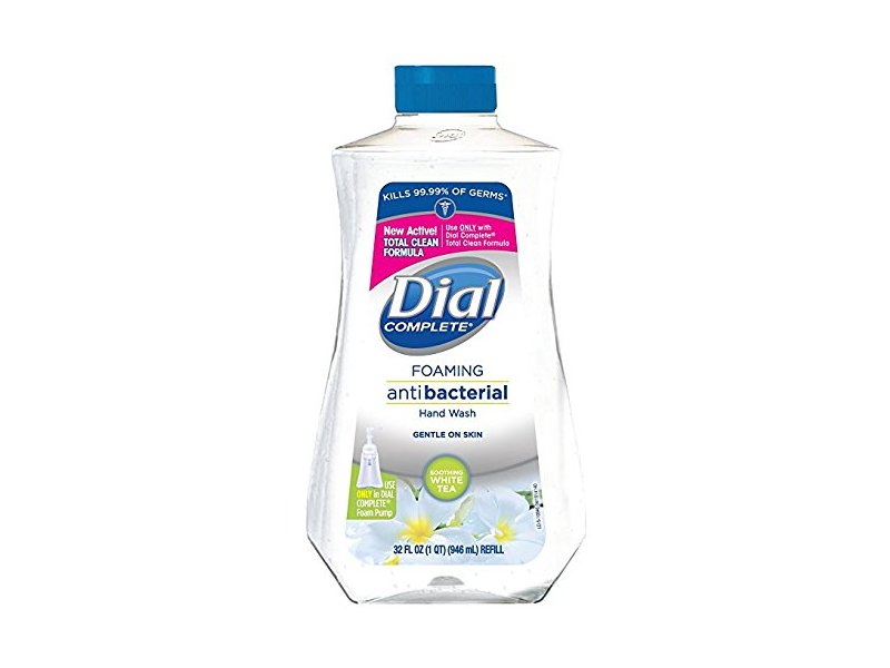 Dial Complete Foaming Antibacterial Hand Wash, White Tea, 32 oz