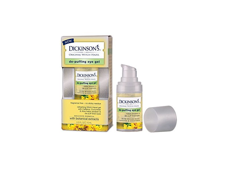Dickinson's Original Witch Hazel De-Puffing Eye Gel, 0.5 Fluid Ounce