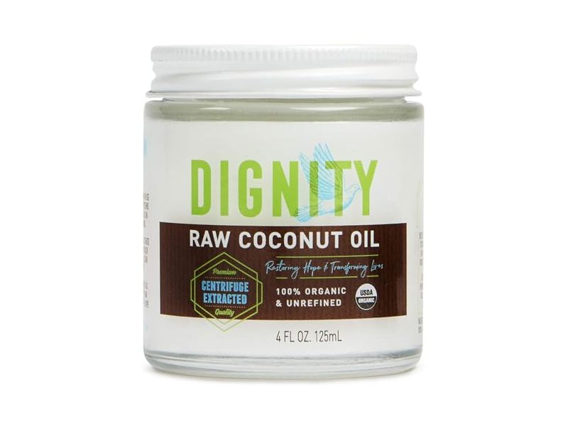 Dignity Raw Coconut Oil, 4 fl oz/118 mL