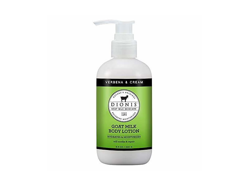 Dionis Goat Milk Body Lotion, Verbena & Cream, 8.5 oz/240 g