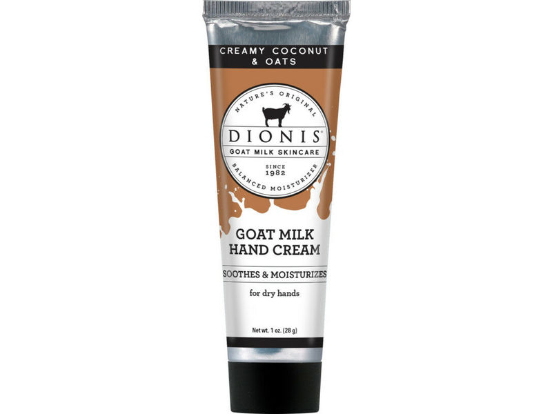 Dionis Goat Milk Hand Cream, Coconut & Oats, 1 oz/28 g