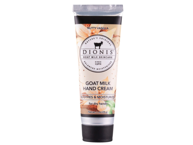 Dionis Goat Milk Hand Cream, Nutty Vanilla, 1 oz/28 g, Pack Of 6