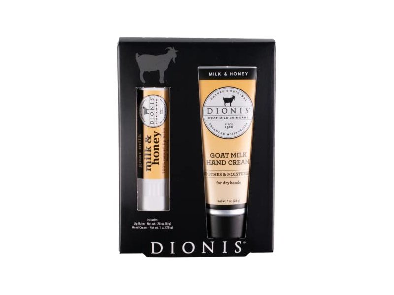 Dionis Goat Milk Hand Cream Soothes & Moisturizes, Milk & Honey, 1 oz/28 g