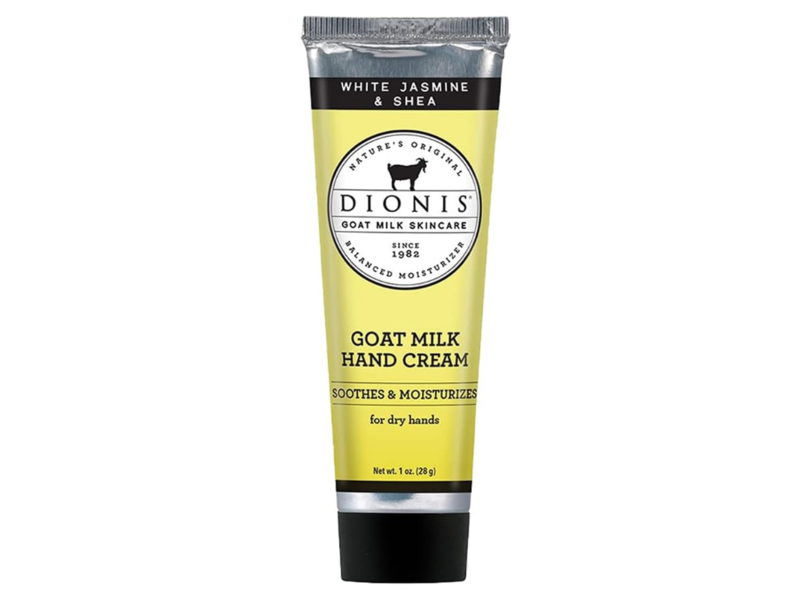 Dionis Goat Milk Hand Cream, White Jasmine & Shea, 1 oz/28 g, Pack Of 4