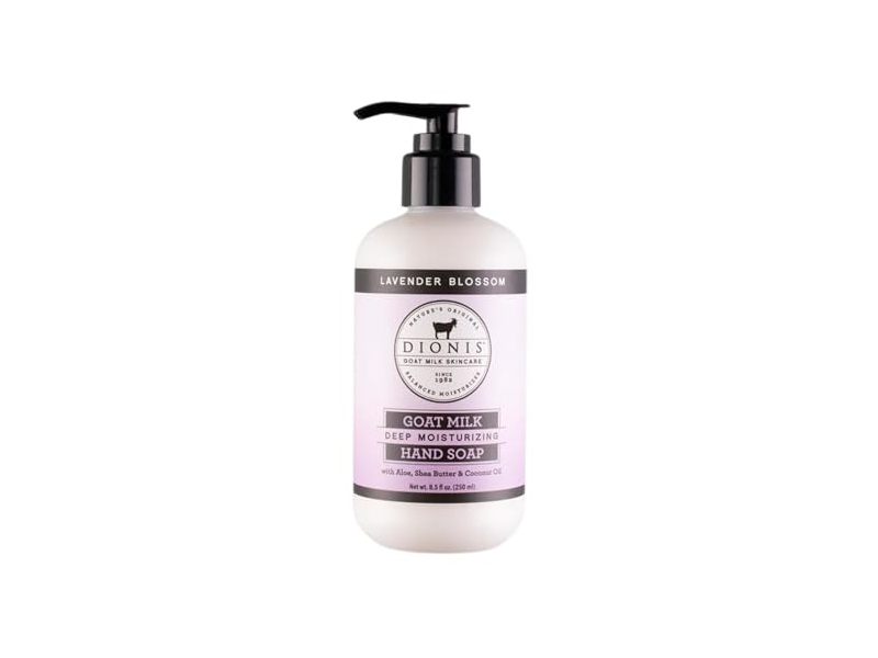 Dionis Goat Milk Hand Soap, Lavender Blossom, 8.5 fl oz/250 mL