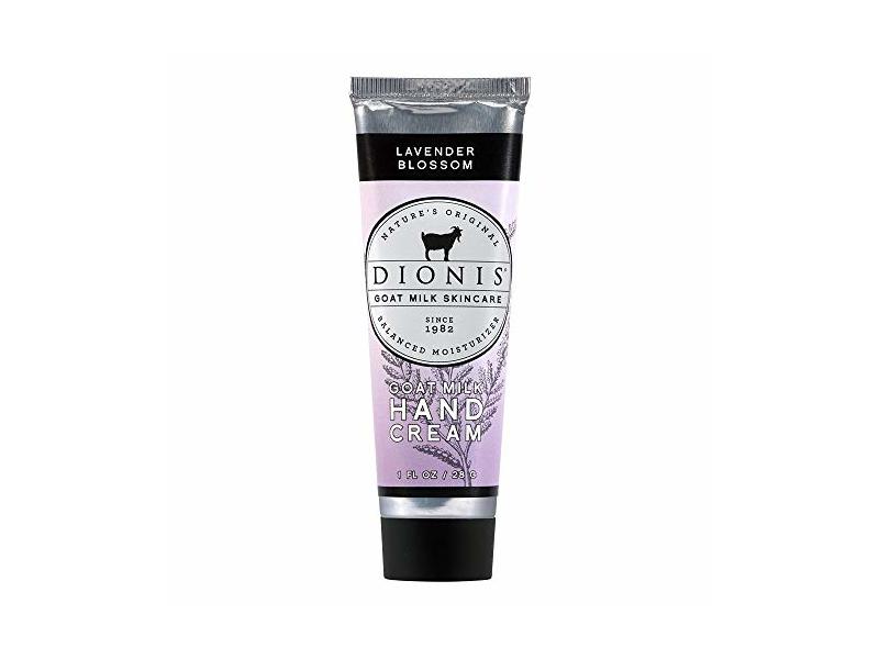 Dionis Goat Milk Skincare Hand Cream, Lavender Blossom, 1 fl oz/28 g