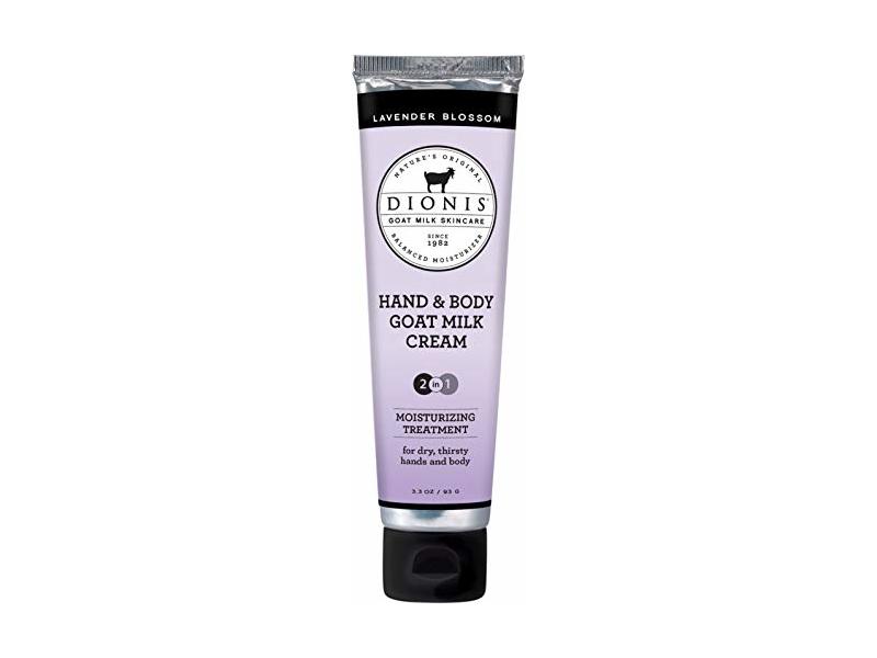 Dionis Hand & Body Cream, Lavender Blossom, 3.3 oz/93 g